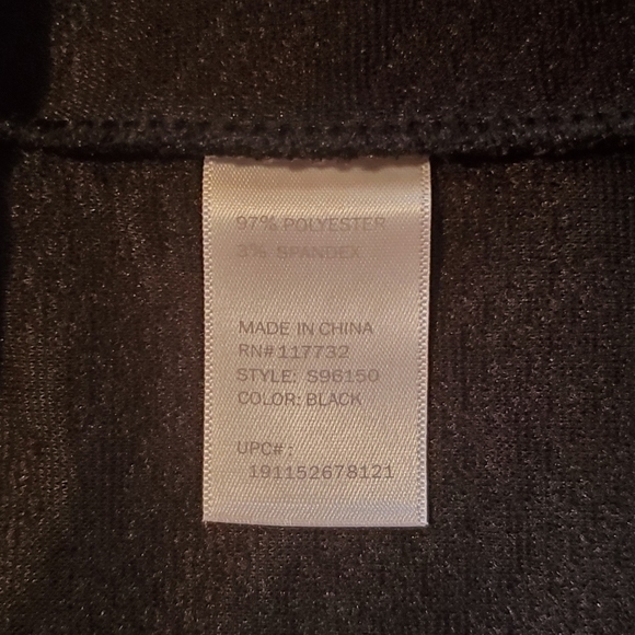 ZeroXposur Bailey Black Textured Knit Lightweight Sweatshirt Size XL NWT - Picture 7 of 8